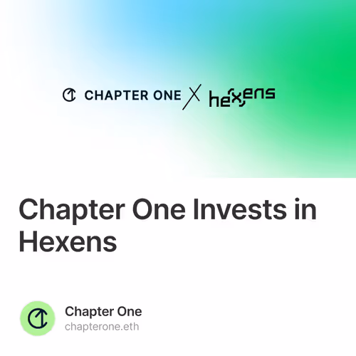 Chapter One Invests in Hexens