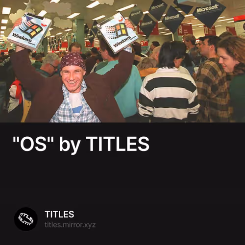 "OS" by TITLES