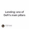 Lending one of DeFis main pillars
