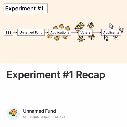 Experiment #1 Recap