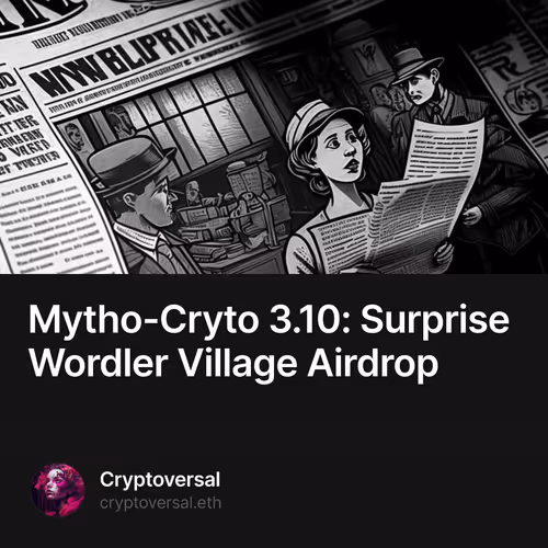 Mytho-Cryto 3.10: Surprise Wordler Village Airdrop