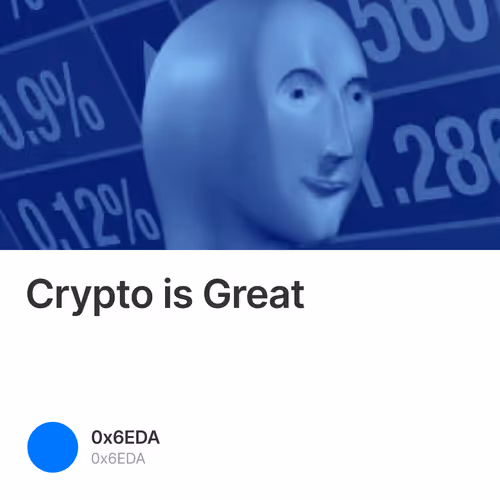 Crypto is Great