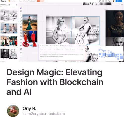 Design Magic: Elevating Fashion with Blockchain and AI