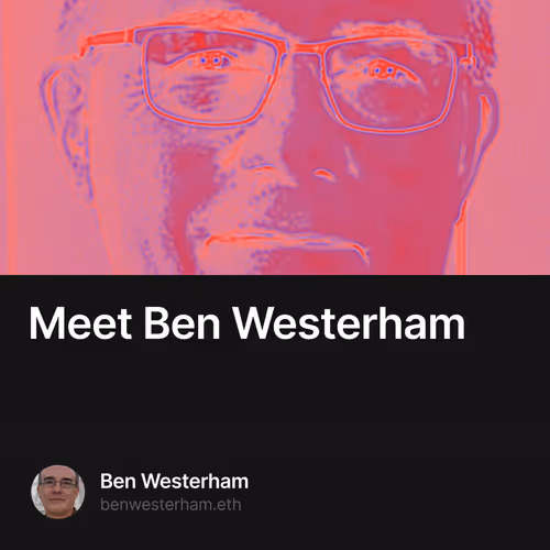 Meet Ben Westerham