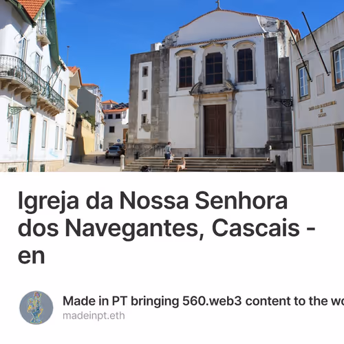 Igreja da Nossa Senhora dos Navegantes, Cascais - en