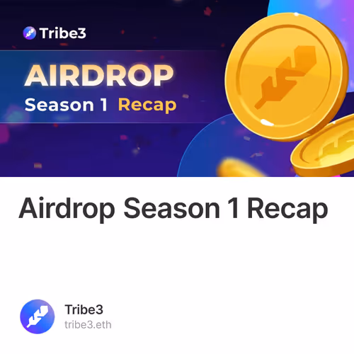 Airdrop Season 1 Recap