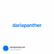 dariapanther