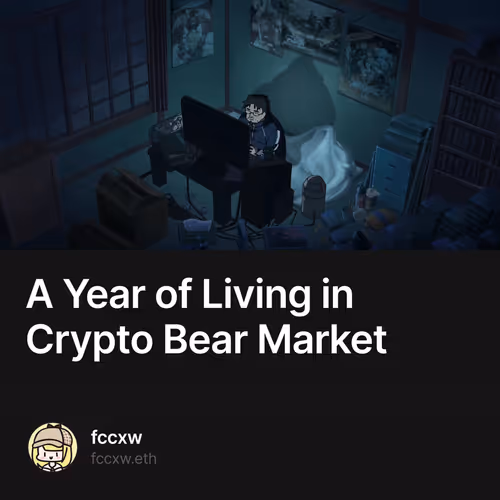 A Year of Living in Crypto Bear Market