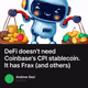 DeFi doesn't need Coinbase's CPI stablecoin. It has Frax (and others)