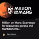 Million on Mars: Scavenge for resources across the Martian terra…