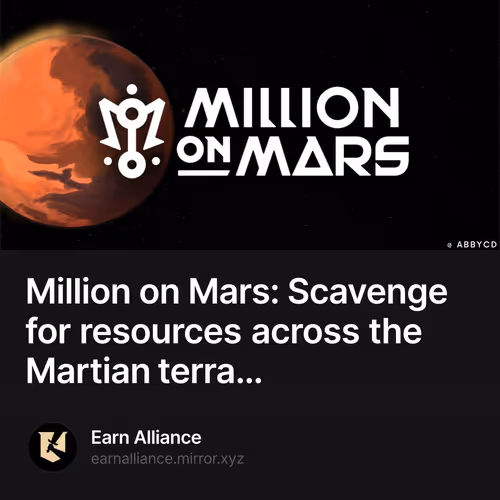 Million on Mars: Scavenge for resources across the Martian terra…