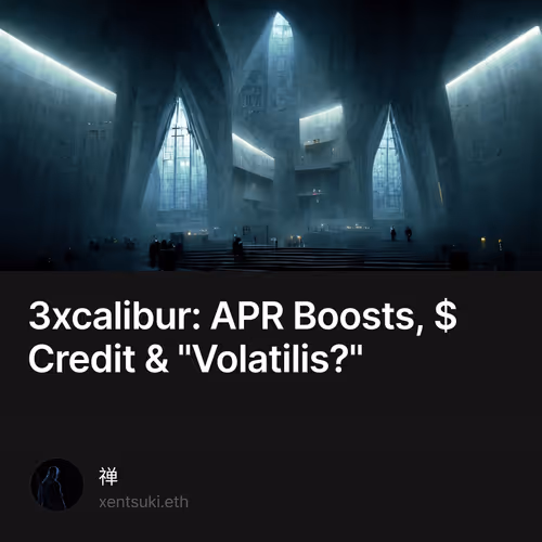 3xcalibur: APR Boosts, $Credit & "Volatilis?"