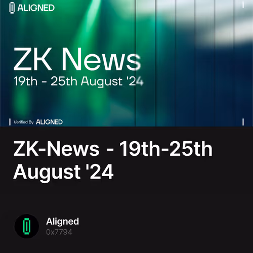 ZK-News - 19th-25th August '24