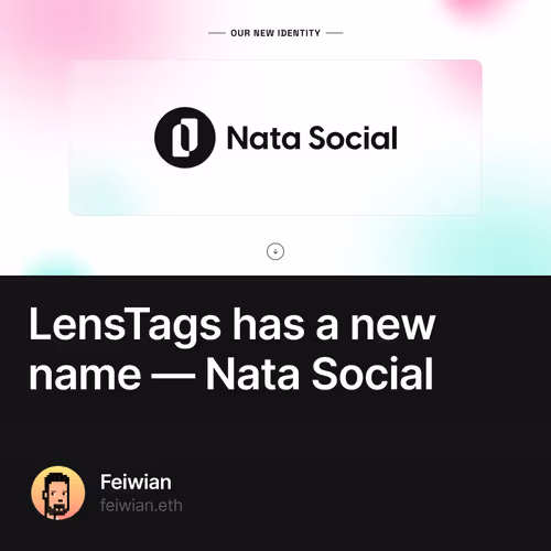 LensTags has a new name — Nata Social