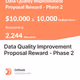 Data Quality Improvement Proposal Reward - Phase 2