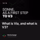 What is Via, and what is V3?