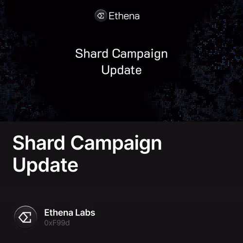 Shard Campaign Update