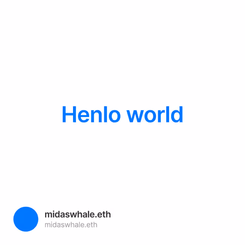 Henlo world