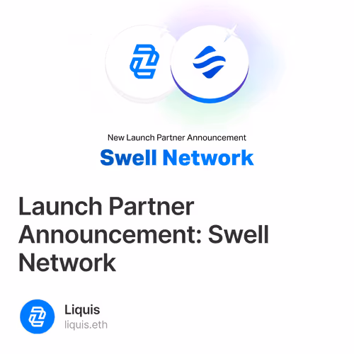 Launch Partner Announcement: Swell Network