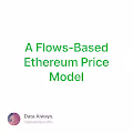 A Flows-Based Ethereum Price Model