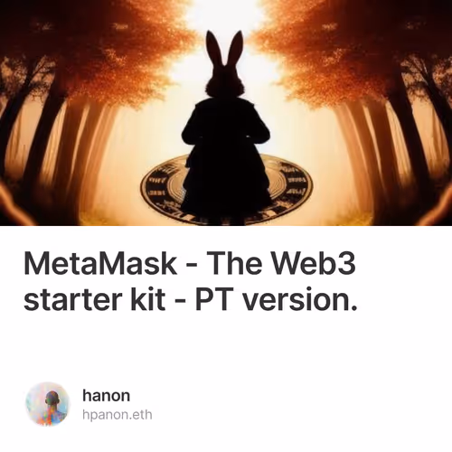 MetaMask - The Web3 starter kit - PT version.