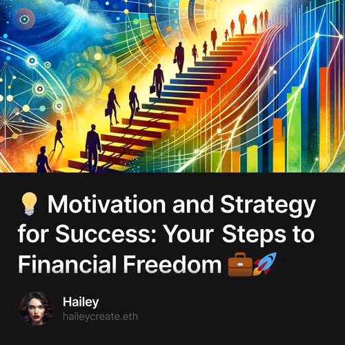 💡 Motivation and Strategy for Success: Your Steps to Financial Freedom 💼🚀