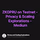 ZKOPRU on Testnet - Privacy & Scaling Explorations - Medium