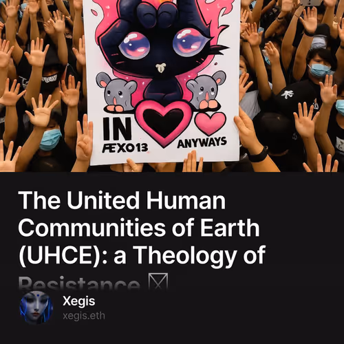 The United Human Communities of Earth (UHCE): a Theology of Resistance 🩶