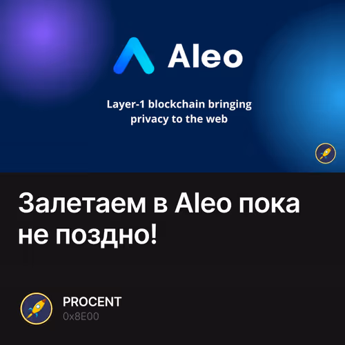Залетаем в Aleo пока не поздно!