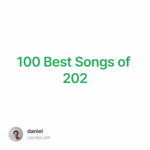 100 Best Songs of 202