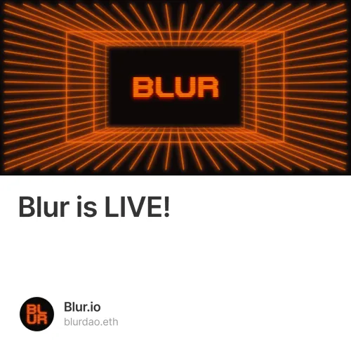 Blur is LIVE!