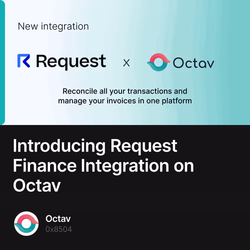 Introducing Request Finance Integration on Octav