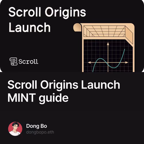 Scroll Origins Launch MINT guide