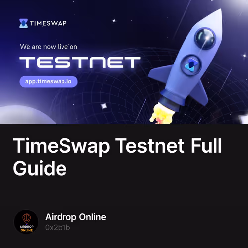TimeSwap Testnet Full Guide