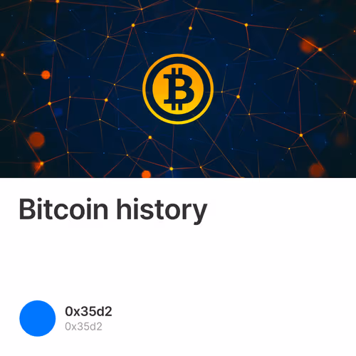 Bitcoin history