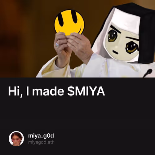 Hi, I made $MIYA
