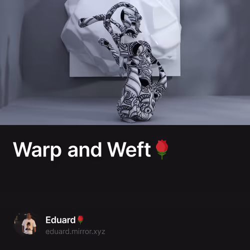 Warp and Weft🌹