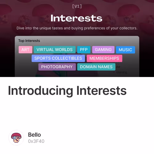 Introducing Interests