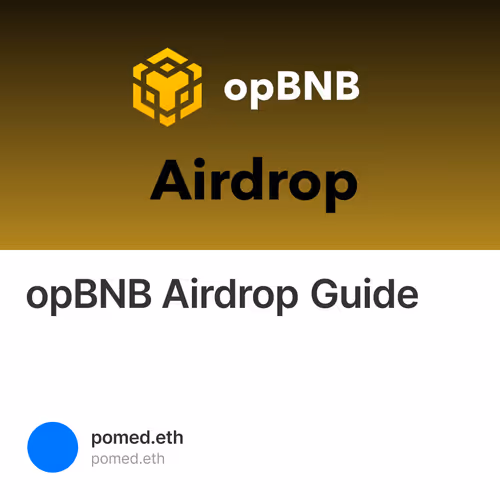 opBNB Airdrop Guide