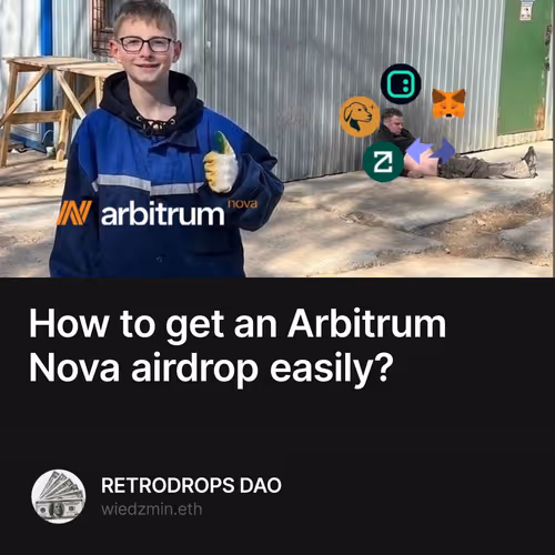 How to get an Arbitrum Nova airdrop easily?