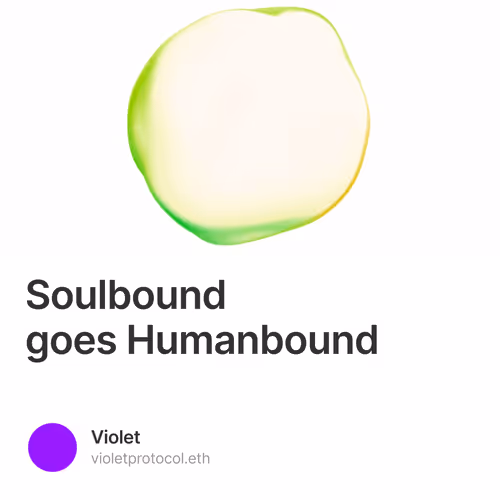 Soulbound goes Humanbound