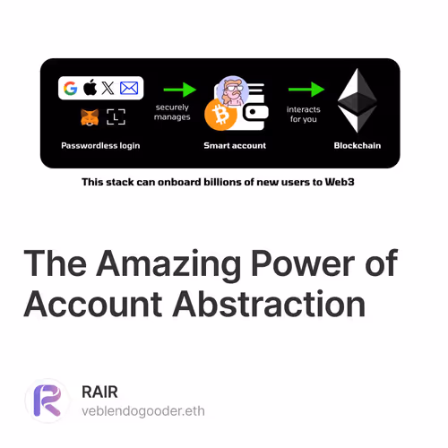 The Amazing Power of Account Abstraction