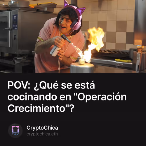 POV: ¿Qué se está cocinando en "Operación Crecimiento"?