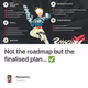 Not the roadmap but the finalised plan... ✅