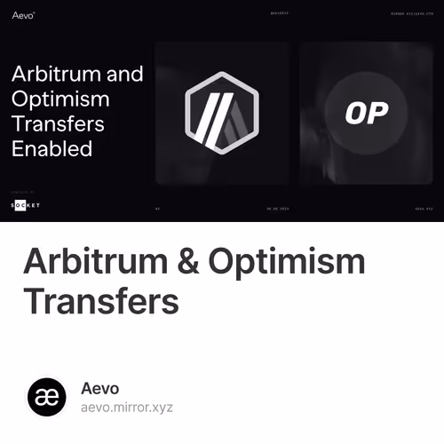 Arbitrum & Optimism Transfers