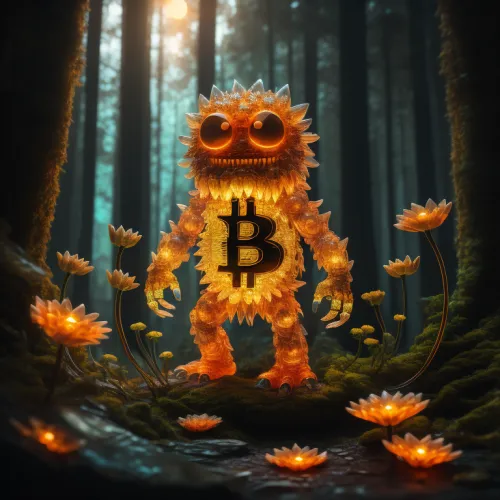 Bitcoin And Optimism Monster Nft Seison :  7