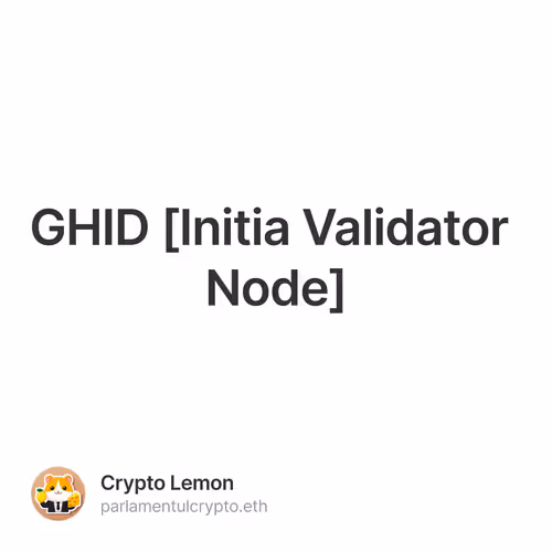 GHID [Initia Validator Node]