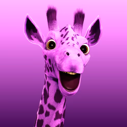 Purple Giraffe