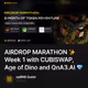 AIRDROP MARATHON ✨ Week 1 with CUBISWAP, Age of Dino and QnA3.AI 💎