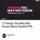 3 Things You May Not Know About SeekHYPE.